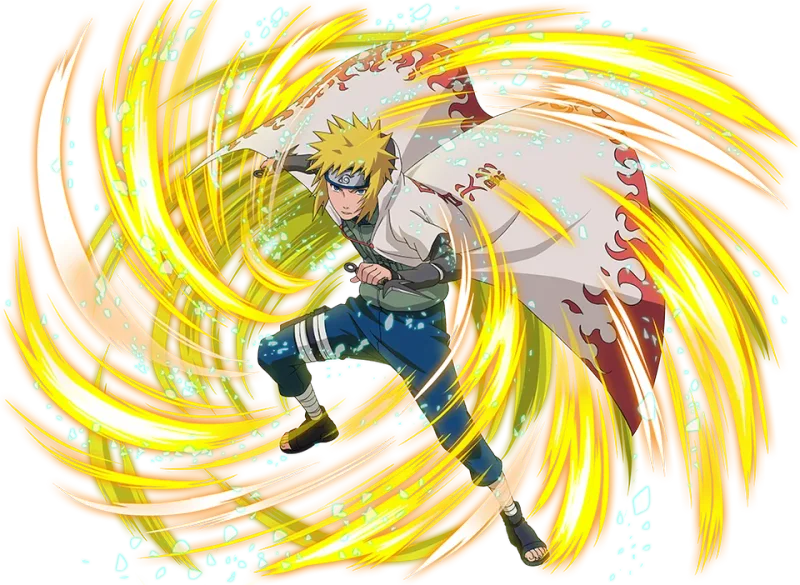 Minato Namikaze: Rapid Lightning original game artwork