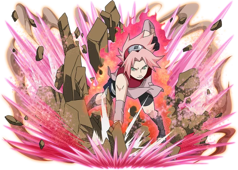 Illustrazione originale di gioco di Sakura Haruno: Unrelenting Commitment