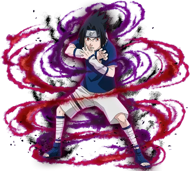 Sasuke Uchiha Lone Survivor original Blazing artwork